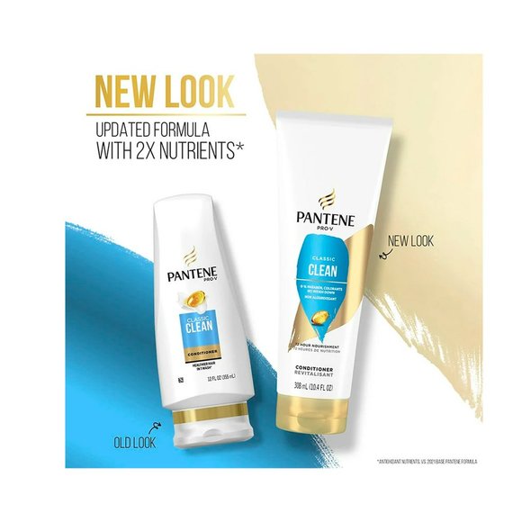 2 Pantene Pro-V Classic Clean Conditioner - 10.4 oz - Picture 2 of 2